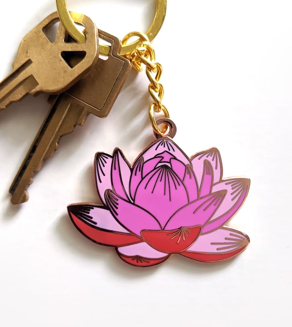 Lotus Keychain