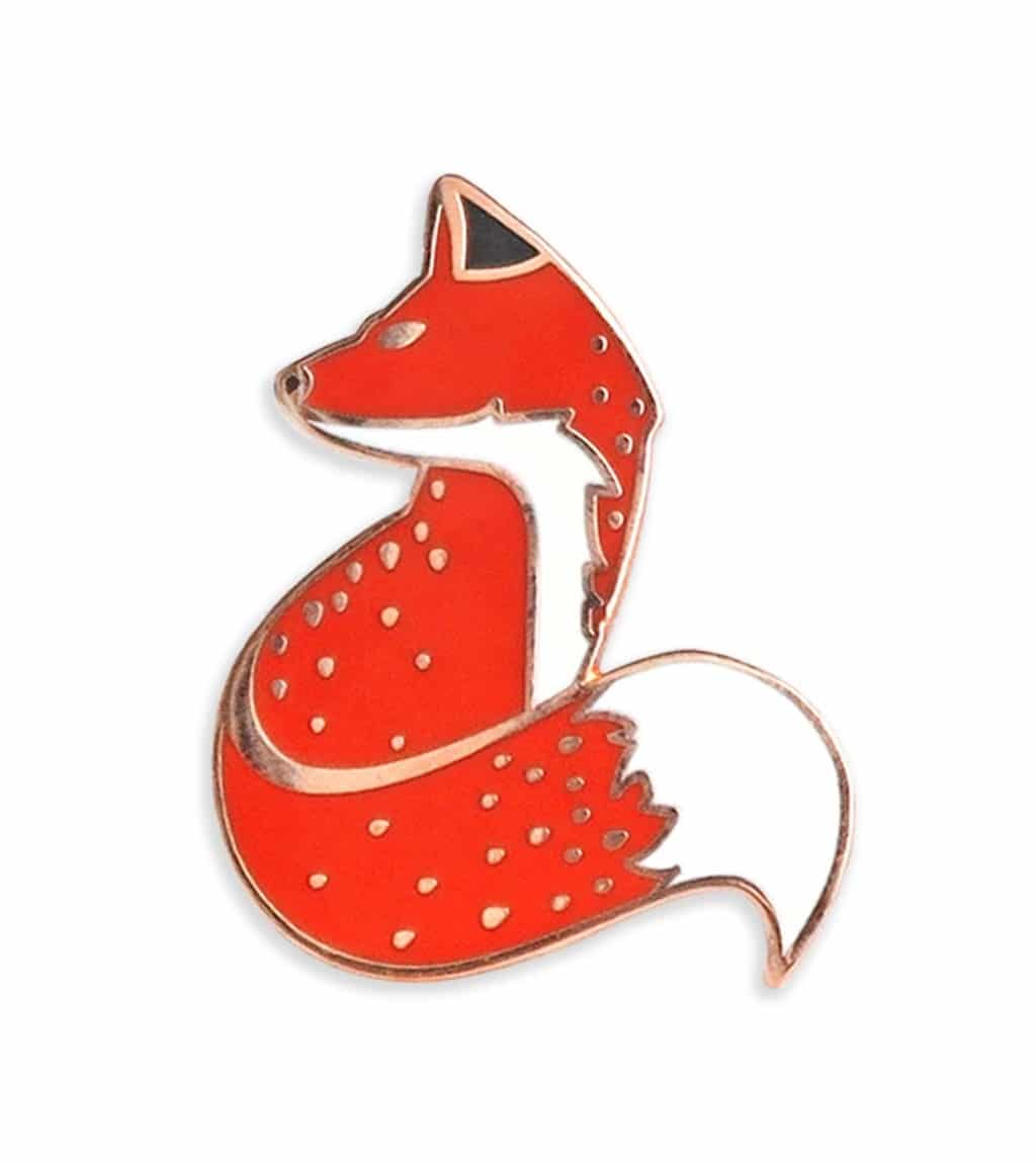 Red Fox Pin
