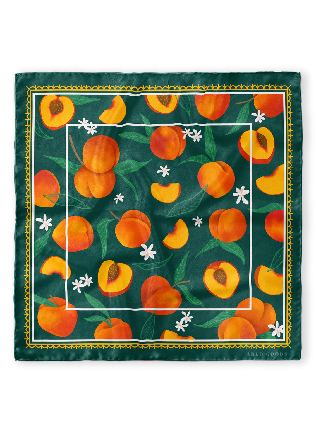 Peach Silk Scarf – Arlo Goods