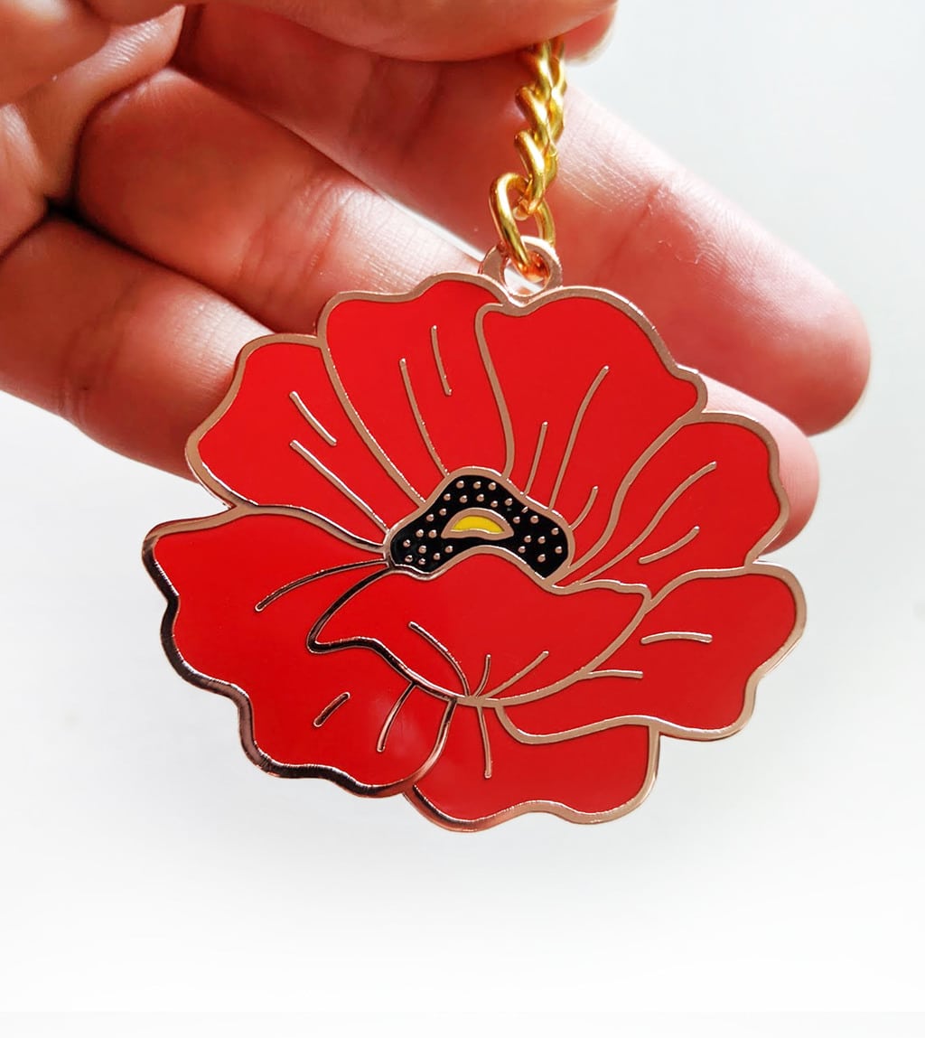 Poppy Keychain – Arlo Goods