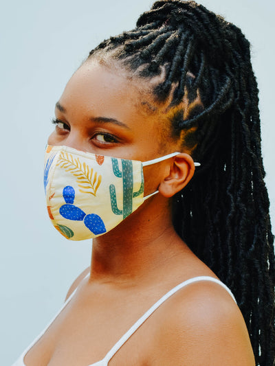 Cactus Silk Face Mask
